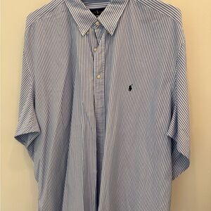 Polo by Ralph Lauren Blue Striped Men's Shirt